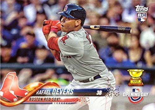 2018 TOPPS otvarački dan Baseball 2 Rafeel Devers Rookie kartica
