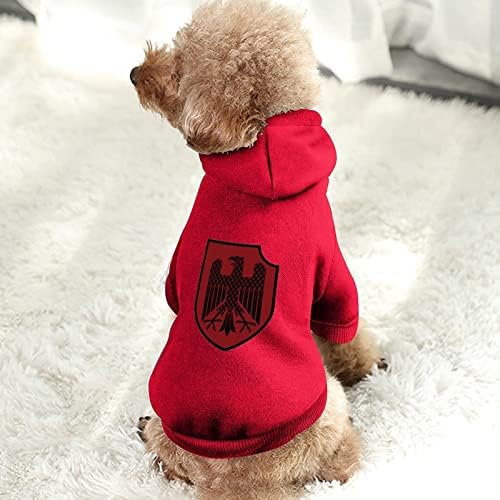Njemački vitez Heraldic Shield Odjeća za pse Zimske dukseve za kućne ljubimce Mekane i tople pseće dukseve