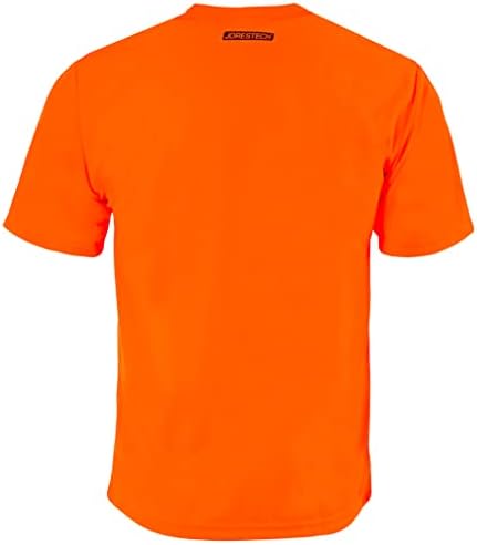 JORESTECH Sigurnost visoke vidljivosti narančasto ili žuto majica kratkih rukava sa džepom prsa, tkanina za vlagu Wicking
