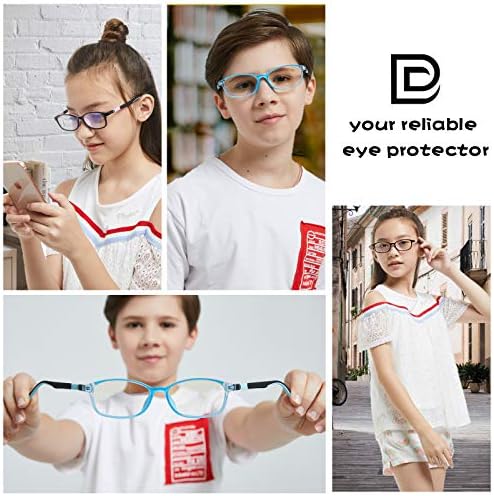 Duco naočare sa plavim svetlom za decu dečaci devojčice plave naočare za blokiranje zraka slatke naočare