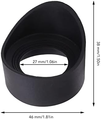 Mikroskopi gumene očiju, 2kom 27 mm unutarnji promjer sklopivi izdržljive praktične gumene čaše