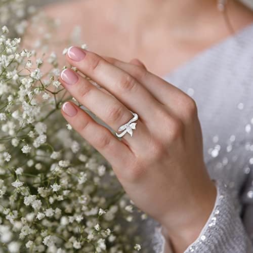 2023 New Love Heart u obliku srčanog cirkonije riblje ribnjak Microinlaid Diamond Poklon Zircon Personalizirani prsten Ženski nakit prstenovi zeko prstena
