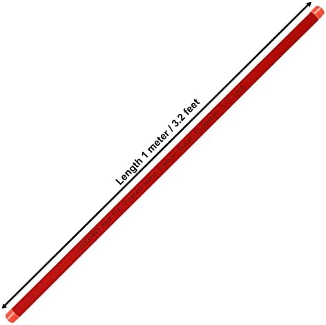 Visiaro Crvena PVC tvrda kopna cijev, 1MTR, vanjski dia 1/2 inča, debljina zida 16 SWG, 1,5 mm PVC premaz, pakovanje od 15