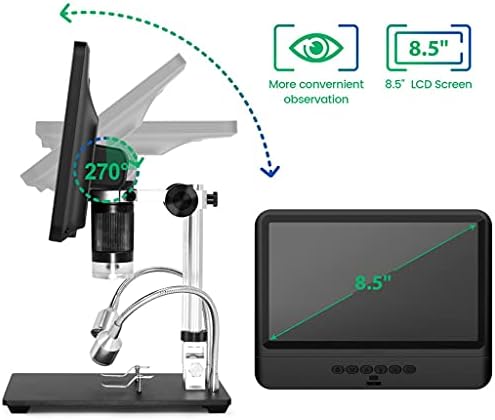 N / A 8.5 inčni mikroskop 1080p podesivi LCD mikroskop za lemljenje industrijskog održavanja