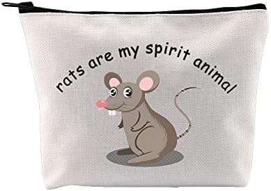 G2TUP COC kozmetička torba za životinje za ljubimcu za lover za pacove pacovi za šminku su moji duh životinjski
