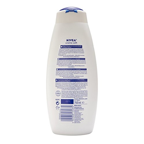 Nivea Body Wash - Creme Soft - sa bademovim uljem - neto wt. 25.36 fl oz po boci - pakovanje