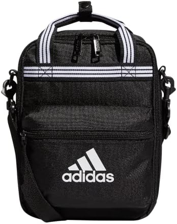adidas Squad izolovana torba za ručak, crno / bijela, jedne veličine
