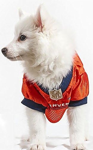 NFL Denver Broncos pas dres, veličina: X-mali. Najbolji fudbalski dres kostim za pse & amp; mačke. Dres