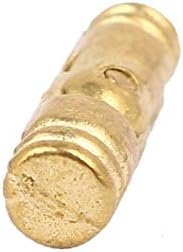 X-dree ormar za cilindrični metal preklopljeni šarki 5mmx18mm Gold Tone (Cilindro del Gabinete Metal Doblado Soporte Bisagra 5mmx18mm tono dorado