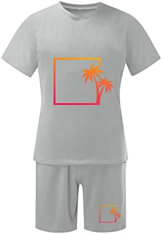 Majice za muškarce Grafički ljetni casual moda Havaji plaža Pristavljeni okrugli vrat Kratki kratkih