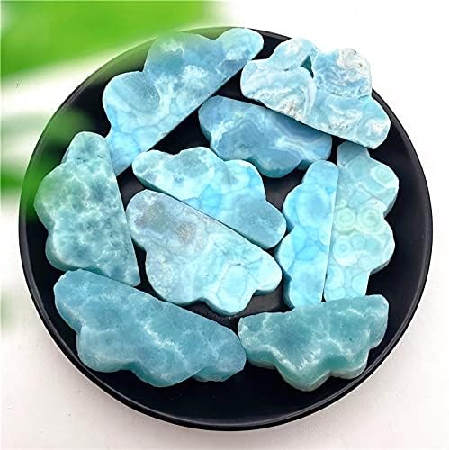 Binnanfang AC216 1pc Slatki prirodni larimar kristalni oblaci u obliku kristalnog kamena ručno izrezbarene kamenje