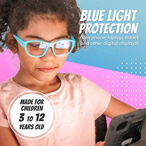 Blu by Arkaid Kids naočare za blokiranje plavog svjetla-zaštitite oči svoje djece sa kvalitetnom zabavom naočare za blokiranje plavog svjetla za djecu - zabavni okviri za dječake i djevojčice naočare za blokiranje plavog svjetla - na lageru!