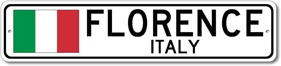Firenca, Italija-italijanski znak zastave - metalni znak noviteta za uređenje doma, zidni dekor italijanskog