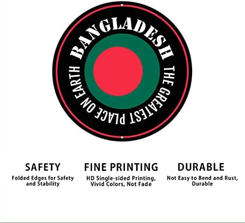 Bangladeš Potpisu za doček ulaznog vrata Najveće mjesto na zemlji Metalni znak Patriotski dekor Država
