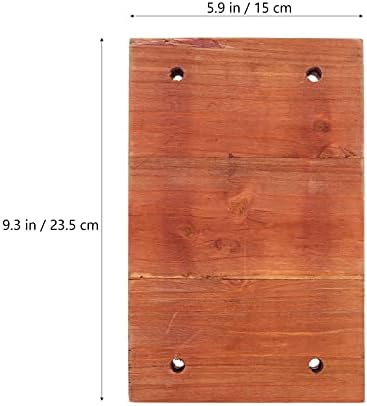 Toyandona Zidni polica Zidne viseće police 3 sloja za skladištenje drva za skladištenje od drveta Jute konop