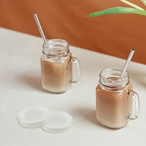 2.68 inčni prozirni Plastični poklopci za tegle za jogurt, 40kom posuda za jogurt pokriva plastične