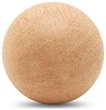 Drvena okrugla lopta od 3 inča, torba od 10 nedovršenih prirodnih okruglih Loptica od tvrdog