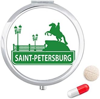 Svetac.Petersburg America Landmark Kutija Za Pilule Džepni Dozator Za Skladištenje Lijekova