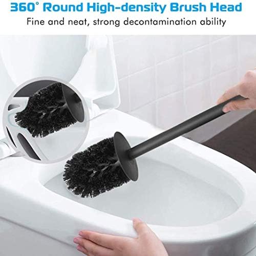 Čuvlica od nehrđajućeg čelika 304 Obojena crna toaletna četkica za čišćenje alata za čišćenje sa wc četkom