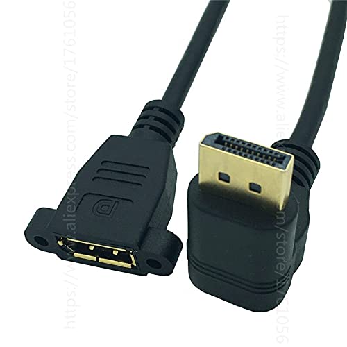 DP DisplayPort produžni kabel za montiranje - Displayport desni ugao za DisplayPort - 90 stepeni