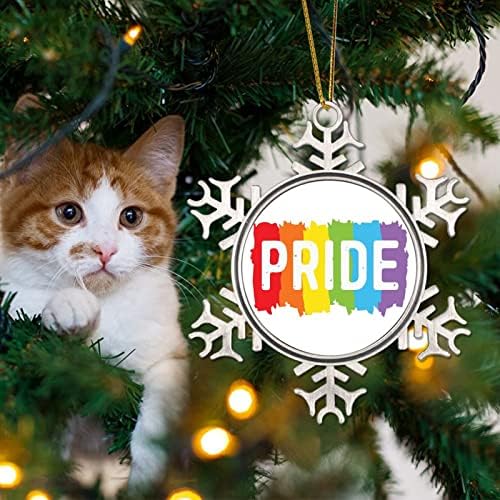 Ponos Rainbow ponos Ornament za jelku Decor LGBTQ napredak Rainbow Pride Gay Lesbian dekoracije jelke