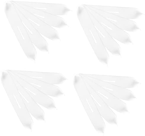 Cabilock 100 PCS vješalica Spužva za zaštitu vješalica zaštitna futrola bijela odijelo