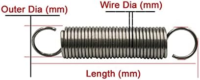 Industrijske građevinske mašine Napetost opruga DIY prečnik žice 3,5 mm Vanjski promjer 18 mm