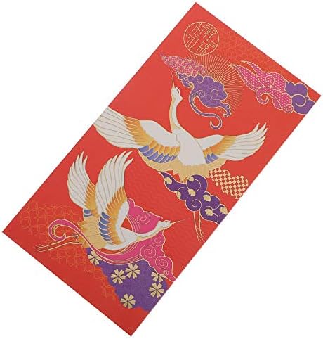 NUOBESTY Kineski crveni koverte 8kom kineski novi novac papir torbica kineske Nove godine novac paket Svečana