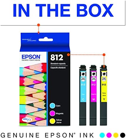 EPSON T812 DURABrite Ultra mastilo standardni kapacitet kombinovani paket boja za odabrane Epson WorkForce Pro štampače