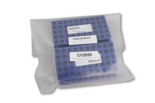 Tisch naučni stalci za bočice od 2 ml / 5 pakovanja | plavi polipropilen / 7.375 x 3.75 x .875