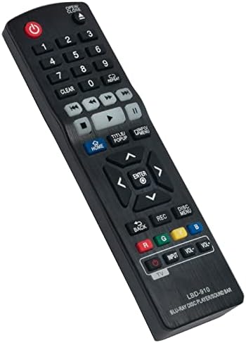 Perficsin LBD-910 Remote Control Fit za LG Blu-ray Disc DVD BD Player BP-330 BP-530 BP-135 BP-300 BP340 BP735 BPM33 BPM54 BPM55 BPM55N UBK90 BP330N BP540 BP550