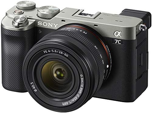 Sony A7C Orcalless Cull Frame kamere sa 28-60 mm sočiva srebrni ILCE-7Cl / S Filmmaker paket, uključujući