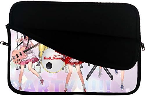 Bang Dream! Anime torba za laptop 15 inča sa površinom podloge za miš-futrola za laptop štiti vašu Anime računarsku torbu za Notebook računar