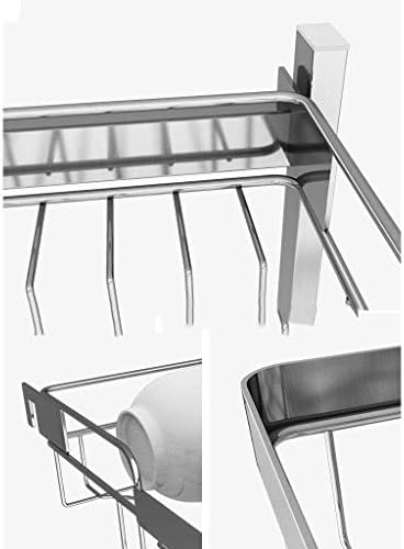 Xjjzs stalak za suđe - preko sudopera za sušenje sušenja, veliki stalak za suđe od nehrđajućeg čelika sa