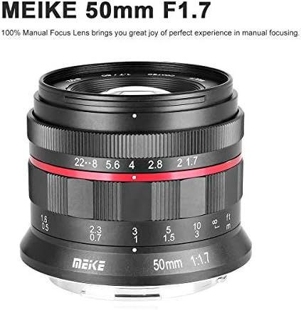 MEIKE 50mm f1.7 RF fiksno sočivo kompatibilno sa Canon Full Frame EOS r kamerom bez ogledala