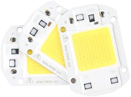 EPHASI Širokonaponska svjetla 6kom LED COB čip Spotlight 10w 20w 30W 40W 50W AC 220V 110V nema potrebe vozač