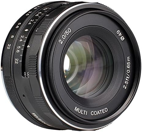 Meike 50mm F / 2.0 Fiksni ručni fokusni objektiv za Sony E Mount APS-C kamera bez ogledala A6300