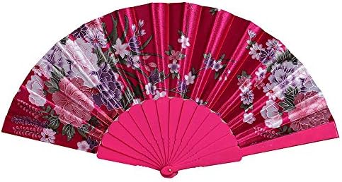 IcoDod Vintage kineski stil preklop ventilator vjenčani party ravna krpa čipka ventilatora svilena preklopa