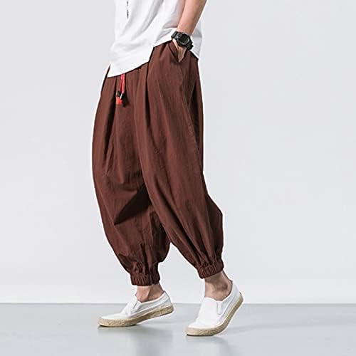 Muške casual pantalone muške slim fit hlače Teretne hlače modni džep za crtanje ravnoj nogama