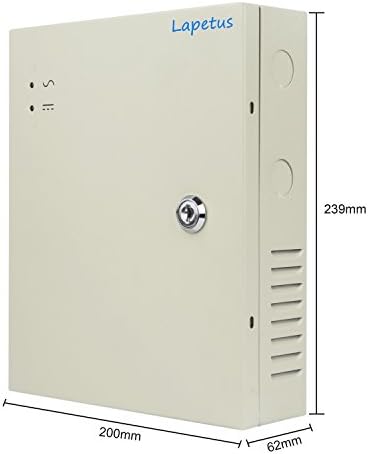 Lapetus 9-kanalni Port 12V DC 10 ampera sa PTC osiguračem distribuiranom kutijom za napajanje za CCTV DVR sigurnosni