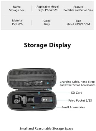 Feiyu Džep 2S prilagođeni poklami za pohranu Pocket Gimbal Camera Dodatna oprema Stabilizator