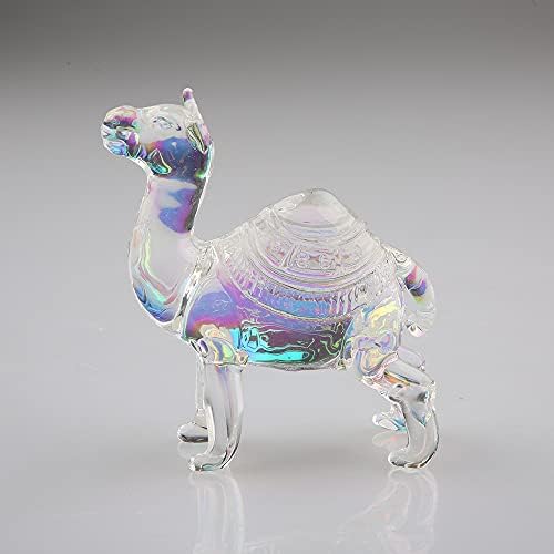 Crystal Camel Figurine Decor Ornament, sićušne simpatične kolekcionarske figurine kamile, pustinjski dekor dekor,