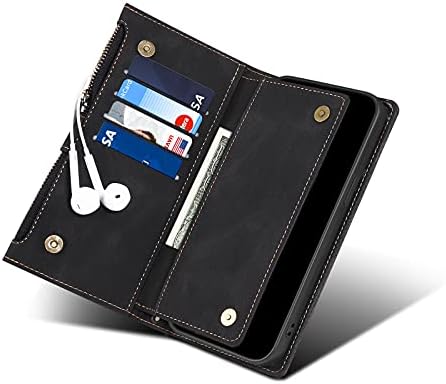 Lbyzcase iPhone Xs Max torbica za novčanik, Folio Flip luksuzna kožna RFID blokirajuća futrola za telefon