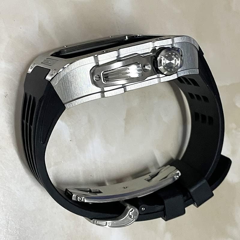 Velore Luxury Watch Modication Modification mod, za Apple Watch 8 ultra 45 mm fluororubber bend