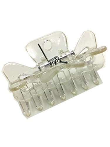 6kom duga prozirna plastična Mini ukosnica 14 kandži Stezaljka za kosu Barrette DIY dodatna oprema ukosnica za žene i djevojčice