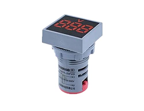 Kavju 22mm mini digitalni voltmetar kvadrat AC 20-500V voltni napon ispitivač za ispitivanje snage LED