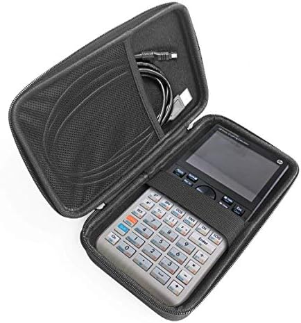 Navitech crna grafika Kalkulator / pokrov sa skladištem Kompatibilan je sa Casio FX-9860GII-L-EH