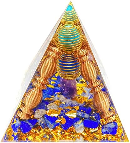 Banbukes Chakra Orgone Pyramid Crystal, EMF Kristalna piramida za intuiciju i komunikaciju