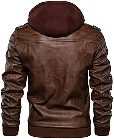 Diyago Winter Varsity kožna jakna za muškarce bejzbol stilski vintage obložen plus veličina Faux kože