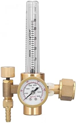 MIG ventil za plin za zavarivanje, 0-3500PSI CO2 regulator plina Svi bakar Mjerač mig zavarivač